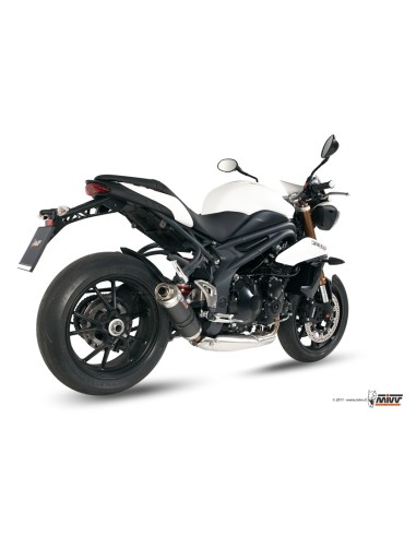 MIVV SLIP-ON GP CARBON TRIUMPH SPEED TRIPLE 2011-15