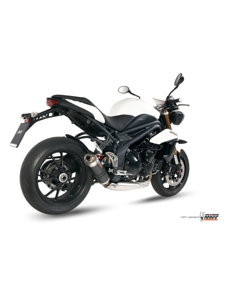 MIVV SLIP-ON GP CARBON TRIUMPH SPEED TRIPLE 2011-15