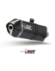 MIVV SLIP-ON SPEED EDGE BLACK TRIUMPH TIGER 1200 XR / XRX / XRT / XCX / XCA 2016-20