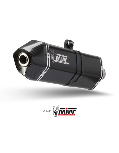 MIVV SLIP-ON SPEED EDGE BLACK TRIUMPH TIGER 1200 XR / XRX / XRT / XCX / XCA 2016-20