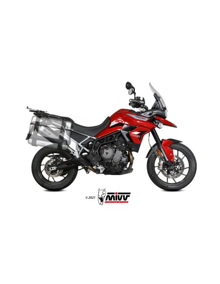 MIVV SLIP-ON SPEED EDGE BLACK TRIUMPH TIGER 900 / GT / PRO / RALLY 2021-23
