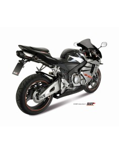 MIVV SLIP-ON SUONO ST. STEEL CON TAPA CARBONO HONDA CBR 600 RR 2005-06