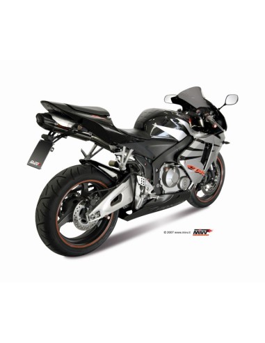 MIVV SLIP-ON SUONO ST. STEEL CON TAPA CARBONO HONDA CBR 600 RR 2005-06