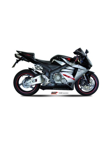 MIVV SLIP-ON SUONO BLACK CON TAPA CARBONO HONDA CBR 600 RR 2005-06