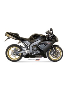 MIVV 2 SLIP-ON SUONO ST. STEEL CON TAPA CARBONO YAMAHA YZF 1000 R1 2004-06