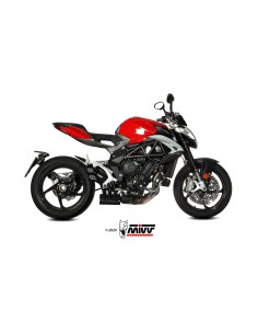 MIVV SLIP-ON SPEED EDGE BLACK MV AGUSTA BRUTALE 800 RR 2017-24