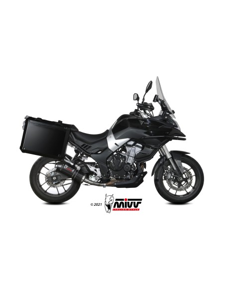 MIVV SLIP-ON OVAL CARBONO CON TAPA CARBONO VOGE VALICO 500DS 2021-24