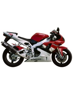 MIVV SLIP-ON OVAL CARBONO YAMAHA YZF 1000 R1 1998-01