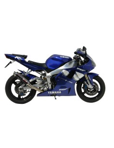 MIVV SLIP-ON GP BLACK YAMAHA YZF 1000 R1 1998-01