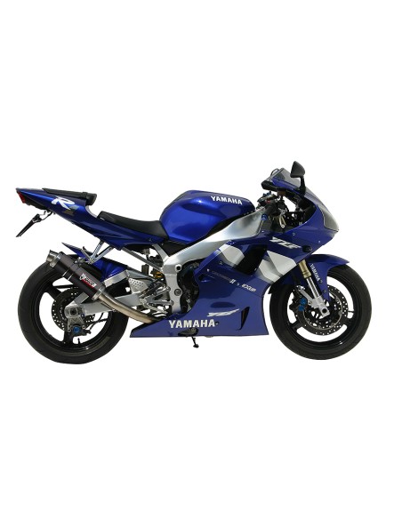 MIVV SLIP-ON GP BLACK YAMAHA YZF 1000 R1 1998-01