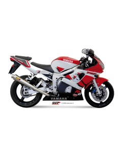 MIVV SLIP-ON X-CONE ST. STEEL YAMAHA YZF 600 R6 1999-02