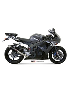 MIVV SLIP-ON GP BLACK YAMAHA YZF 600 R6 2003-05