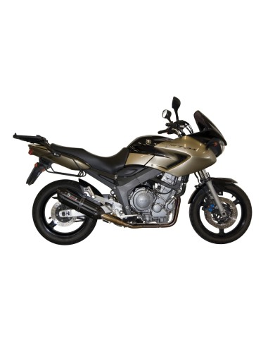 MIVV 2 SLIP-ON SUONO BLACK CON TAPA CARBONO YAMAHA TDM 900 2002-14