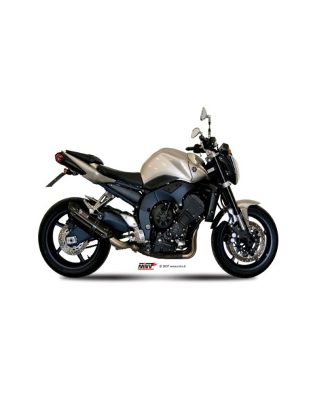 MIVV SLIP-ON SUONO BLACK CON TAPA CARBONO YAMAHA FZ1 / FZ1 FAZER 2006-16