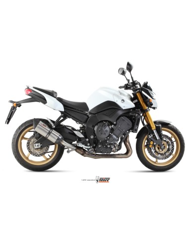 MIVV SLIP-ON SUONO ST. STEEL CON TAPA CARBONO YAMAHA FZ8 / FAZER 8 2010-16