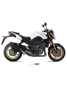 MIVV SLIP-ON SUONO BLACK CON TAPA CARBONO YAMAHA FZ8 / FAZER 8 2010-16