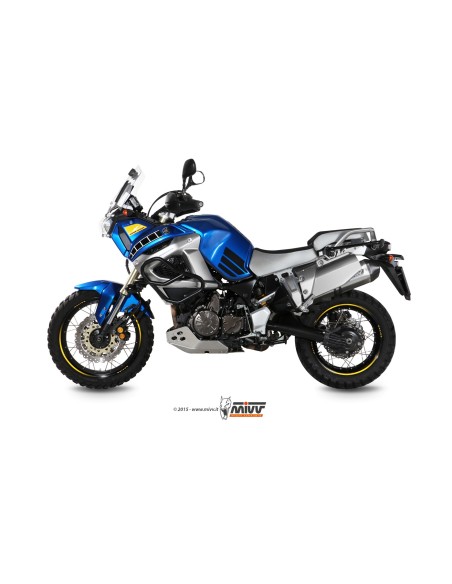 MIVV SLIP-ON SPEED EDGE ST. STEEL CON TAPA CARBONO YAMAHA XT 1200 Z SUPERTÉNÉRÉ 2010-20