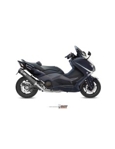MIVV FULL SYSTEM 2X1 STRONGER BLACK YAMAHA T-MAX 530 2012-16
