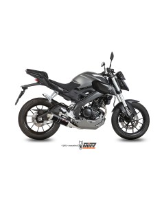 MIVV FULL SYSTEM 1X1 GP BLACK YAMAHA MT-125 2015-19 / YZF R125 2014-18