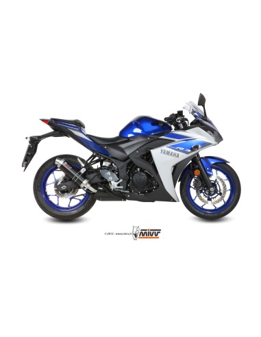 MIVV SLIP-ON GP BLACK YAMAHA YZF R25 / YZF R3 2015-24