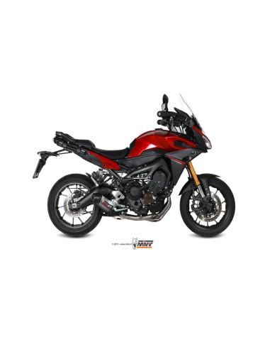MIVV FULL SYSTEM 3X1 OVAL TITAN CON TAPA CARBONO YAMAHA TRACER 900 / GT / FJ-09 2013-20