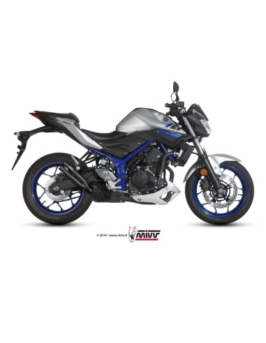 MIVV SLIP-ON DOUBLE GUN BLACK YAMAHA MT-03 2016-24