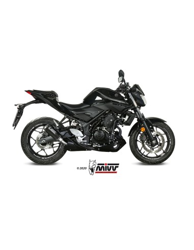 MIVV SLIP-ON MK3 CARBONO YAMAHA MT-03 2016-24