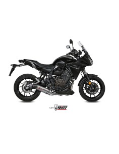 MIVV FULL SYSTEM 2X1 OVAL TITAN CON TAPA CARBONO YAMAHA TRACER 700 / GT / TRACER 7 2016-24