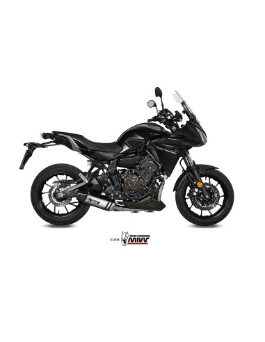 MIVV FULL SYSTEM 2X1 SPEED EDGE ST. STEEL CON TAPA CARBONO YAMAHA TRACER 700 / GT / TRACER 7 16-24
