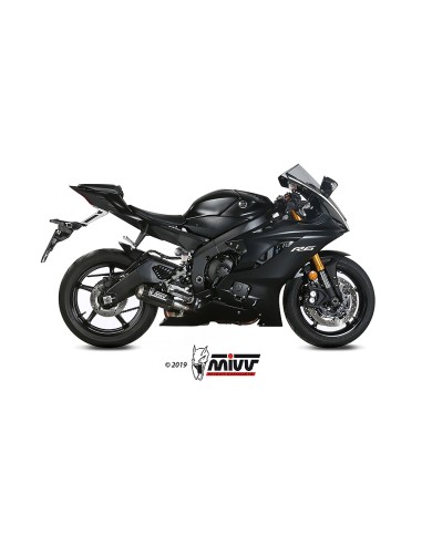 MIVV SLIP-ON MK3 CARBONO YAMAHA YZF 600 R6 2017-23