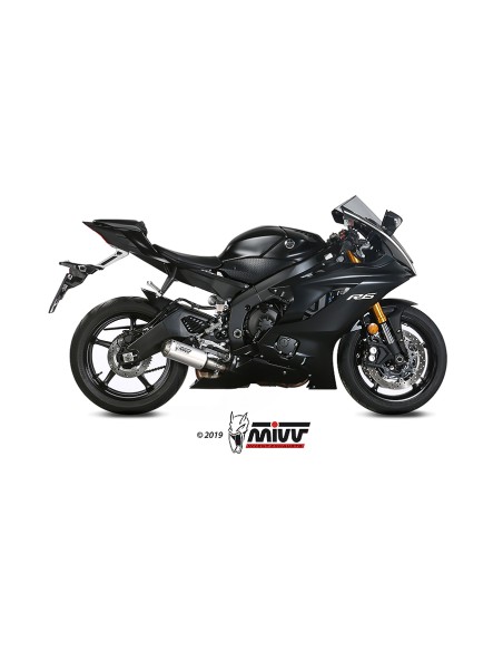 MIVV SLIP-ON MK3 ST. STEEL YAMAHA YZF 600 R6 2017-23