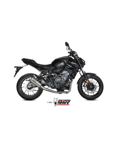 MIVV FULL SYSTEM 2X1 GP PRO TITAN YAMAHA MT-07 / FZ-07 2021-24