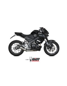 MIVV FULL SYSTEM 1X1 MK3 ST. STEEL YAMAHA MT-125 2020-24/YZF R125 2019-24
