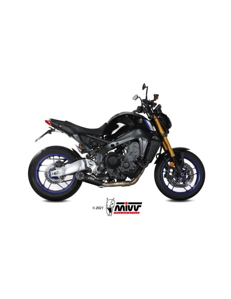 MIVV FULL SYSTEM 3X1 X-M5 BLACK YAMAHA MT-09 / SP / FZ-09 2021-23