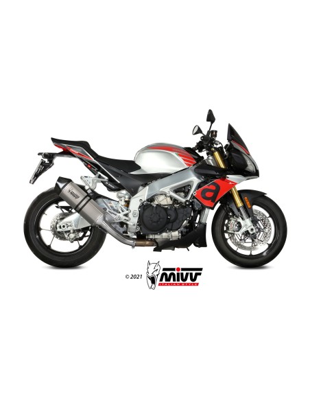 MIVV SLIP-ON SPEED EDGE TITAN APRILIA TUONO V4 1100 2018-20