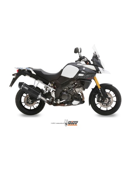 MIVV SLIP-ON SPEED EDGE BLACK SUZUKI DL V-STROM 1000 / XT 2014-20 / V-STROM 1050 / XT 2020-24