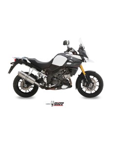 MIVV SLIP-ON OVAL ST. STEEL SUZUKI DL V-STROM 1000 / XT 2014-20 / V-STROM 1050 / XT 2020-24