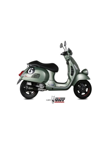 MIVV FULL SYSTEM 1X1 DELTA RACE BLACK PIAGGIO VESPA GTS 300 2008-20