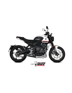 MIVV FULL SYSTEM 3X1 X-M5 BLACK TRIUMPH TRIDENT 660 2021-24