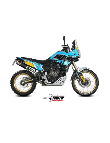 MIVV SLIP-ON DAKAR BLACK YAMAHA TÉNÉRÉ 700 2019-24