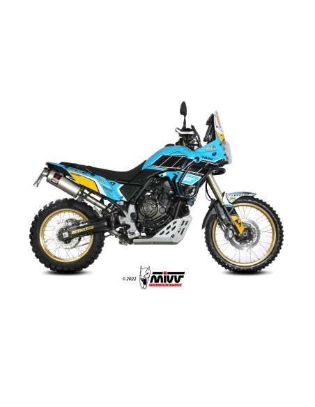 MIVV SLIP-ON DAKAR ST. STEEL YAMAHA TÉNÉRÉ 700 2019-24