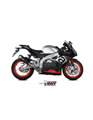 MIVV SLIP-ON DELTA RACE CARBONO APRILIA RSV4 2017-20