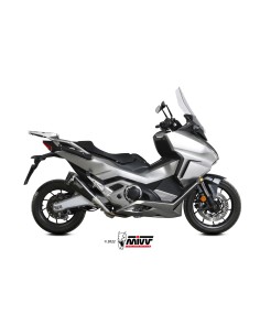 MIVV SLIP-ON DELTA RACE BLACK HONDA FORZA 750 2021-24