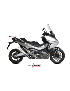 MIVV SLIP-ON DELTA RACE ST. STEEL HONDA FORZA 750 2021-24