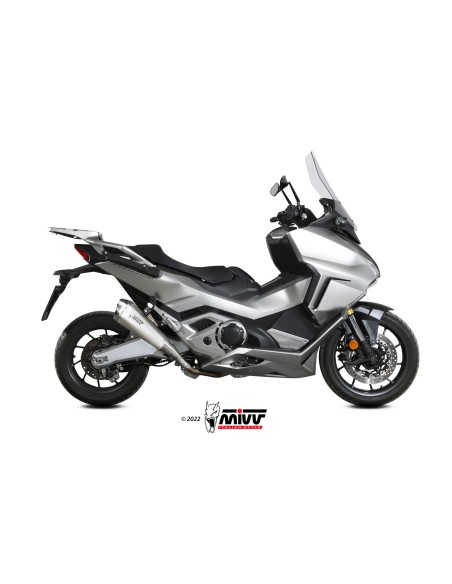 MIVV SLIP-ON DELTA RACE ST. STEEL HONDA FORZA 750 2021-24