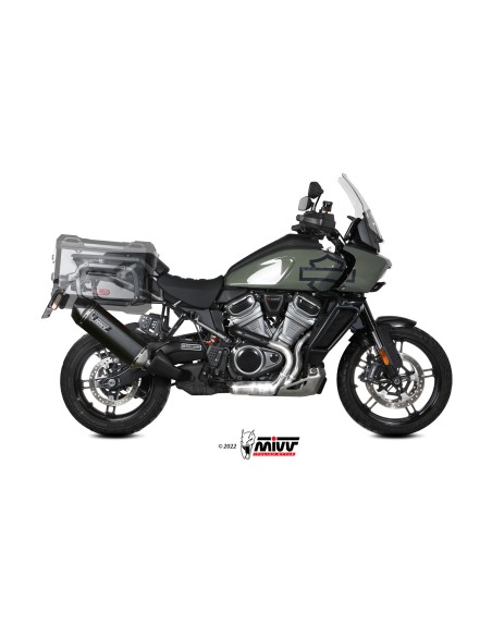 MIVV SLIP-ON SPEED EDGE BLACK HARLEY DAVIDSON PAN AMERCIA 2020-24