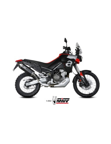 MIVV SLIP-ON SPEED EDGE BLACK APRILIA TUAREG 660 2022-24