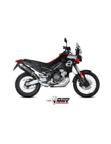 MIVV SLIP-ON SPEED EDGE BLACK APRILIA TUAREG 660 2022-24