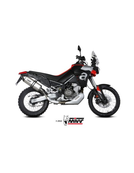 MIVV SLIP-ON SPEED EDGE TITANIUM APRILIA TUAREG 660 2022-24