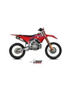 MIVV SLIP-ON OVAL ST. STEEL HONDA CRF 450 2021-24
